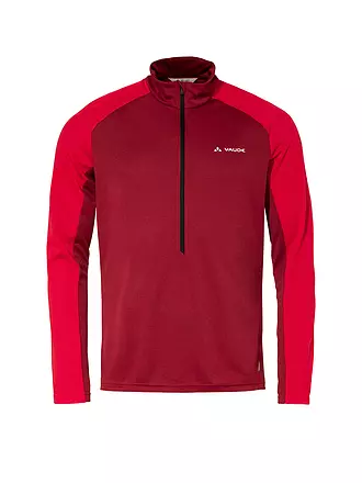 VAUDE | Zipshirt de sport pour homme Larice Light Shirt II | dunkelrot